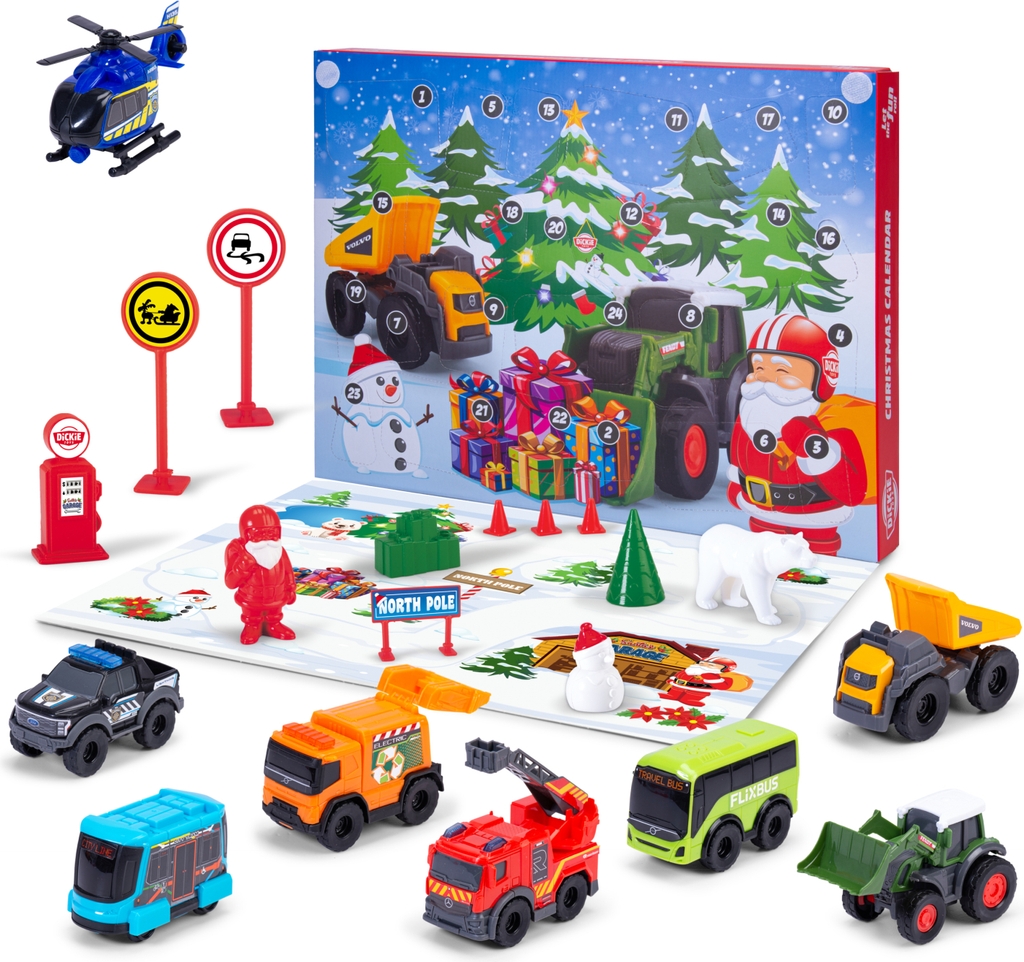 dickie toys - micro christmas calendar (203747021)