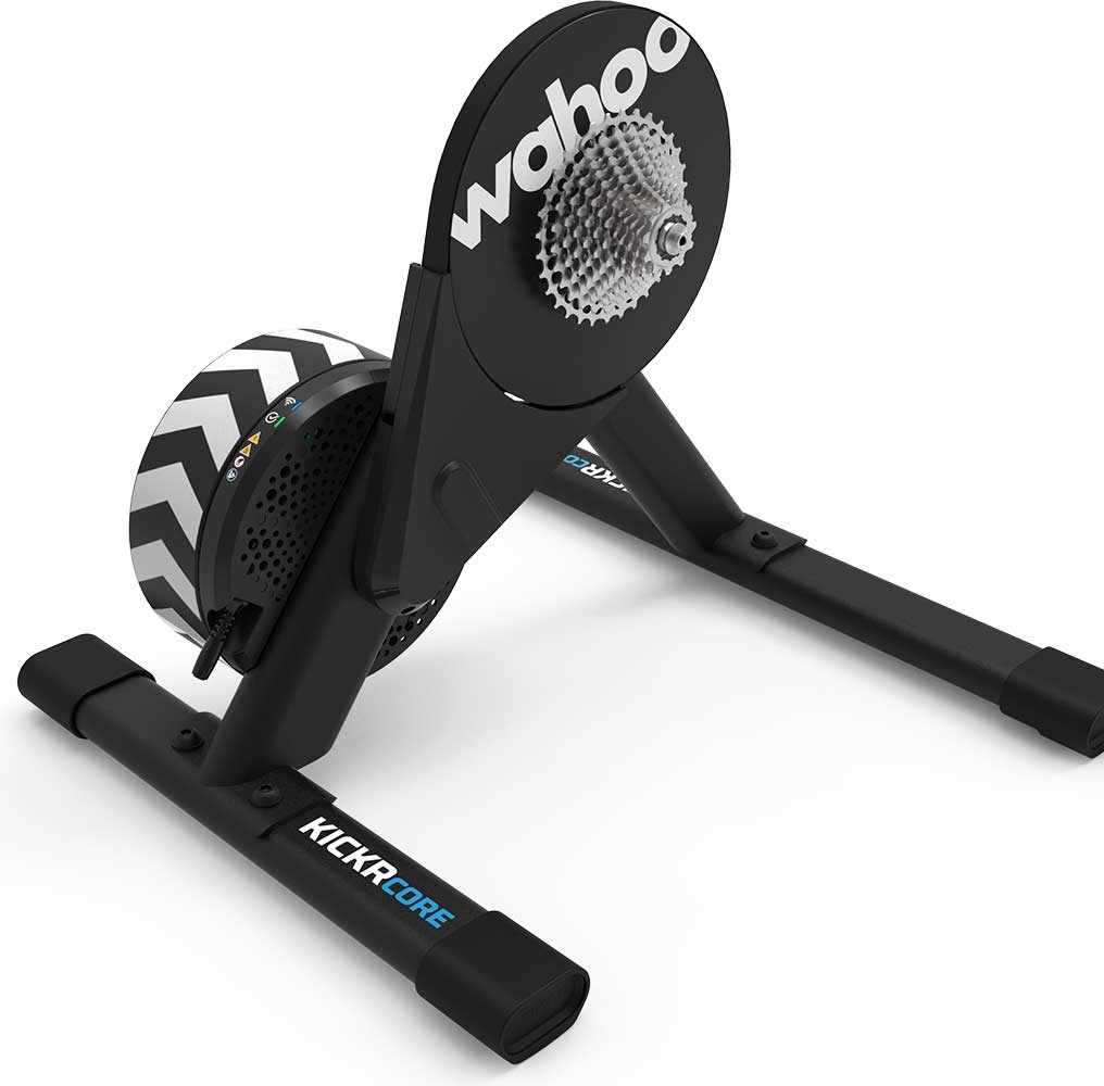 wahoo kickr core 2 with zwift cog and click