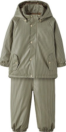 Lil'Atelier Foret Regnsæt Twill Stripes Med Striber - Twill Stripes
