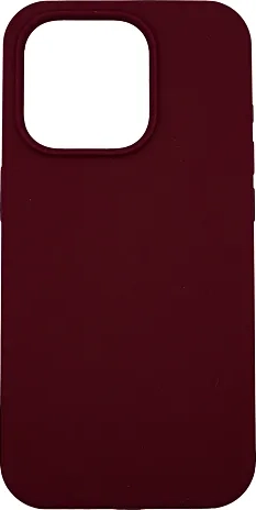 Leki iPhone Cover 15 Pro Silicone Burgundy