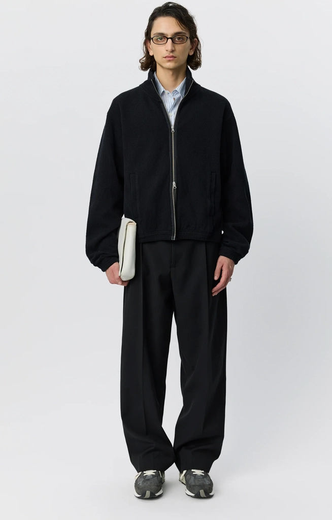 covet full zip - black