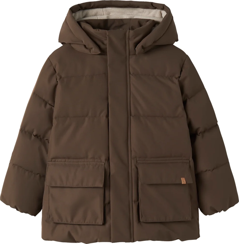 Lil'Atelier Pufferjakke Dark Earth Nmmlamedow03 Jkt Fo Lil