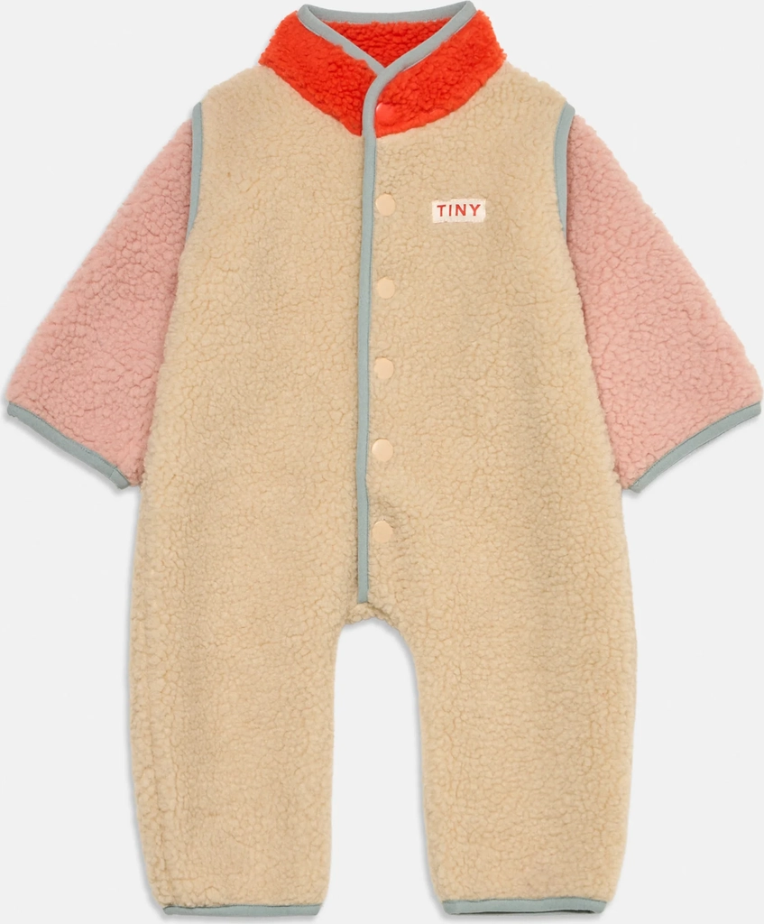 tinycottonscolor block one piece unisex - buksedragter - vanilla