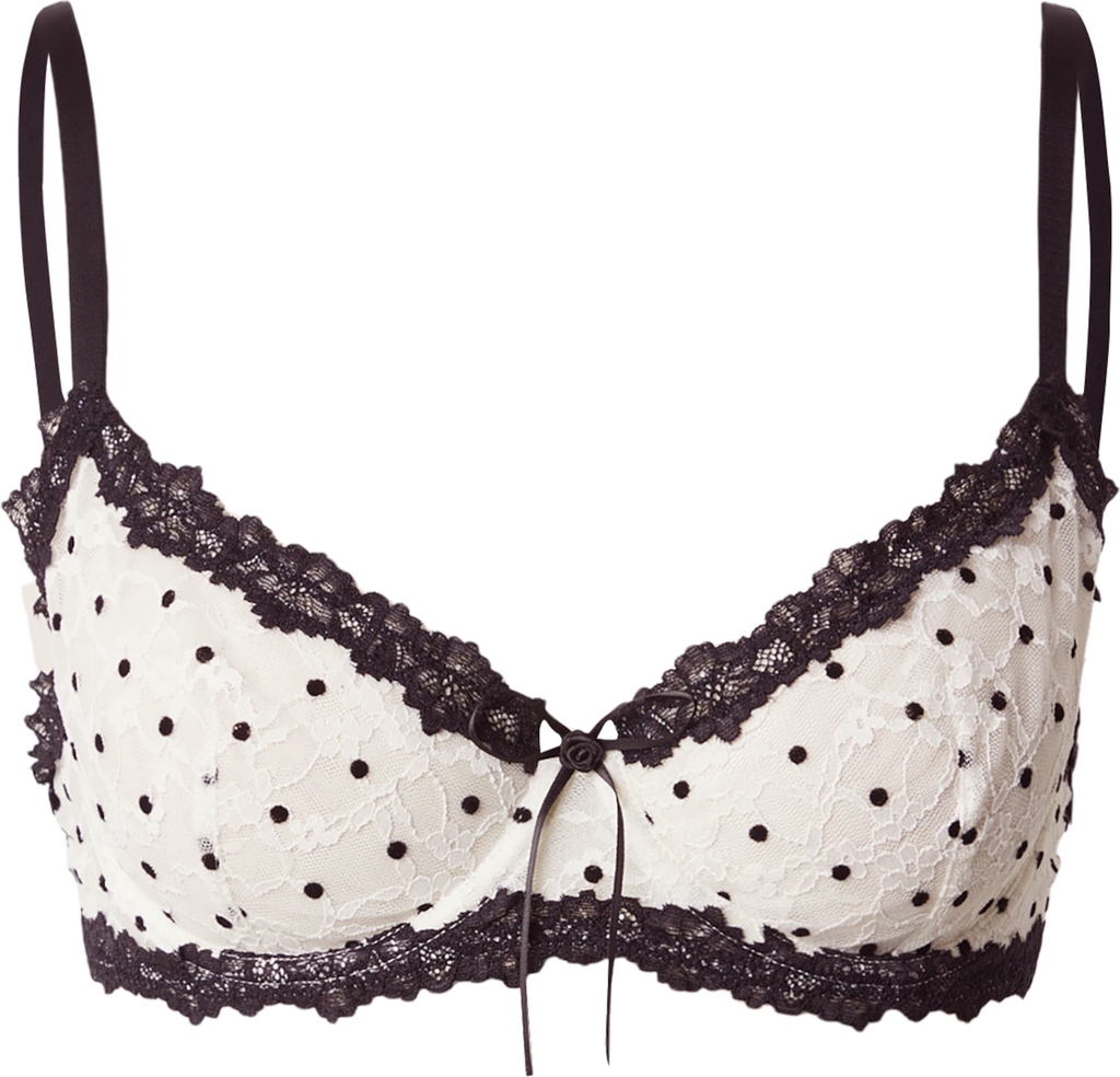 Hunkemöller BH 'Dolly'  sort / æggeskal