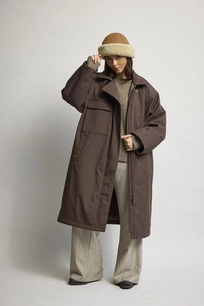 kopenhaken manchester damejakke i kaffe | tryde andrés