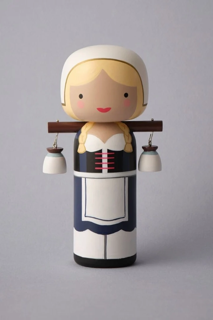 kokeshi stjernetegnsfigur - vægten