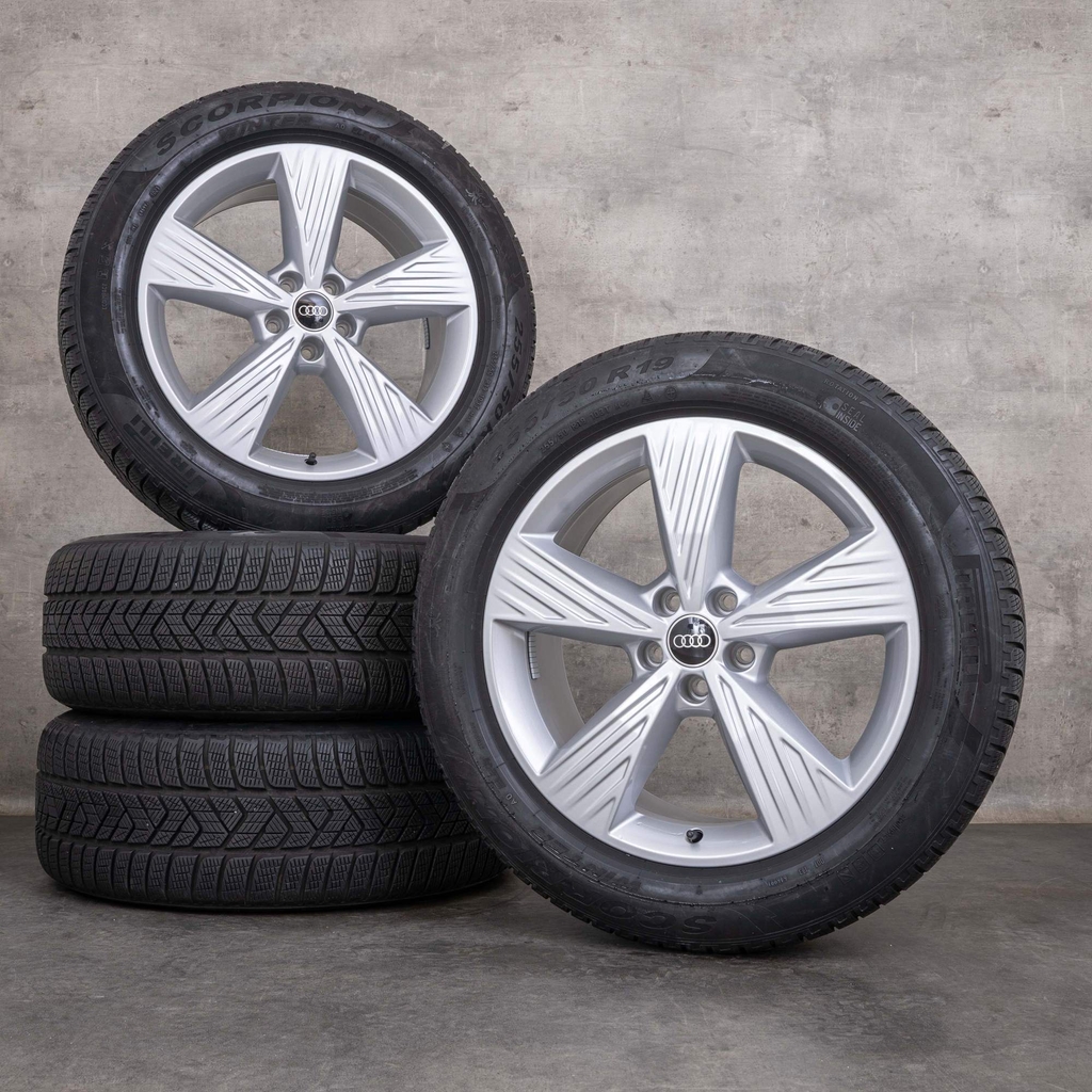 original audi q4 e-tron winterräder 19 zoll fz sportback felgen 89a601025b silber
