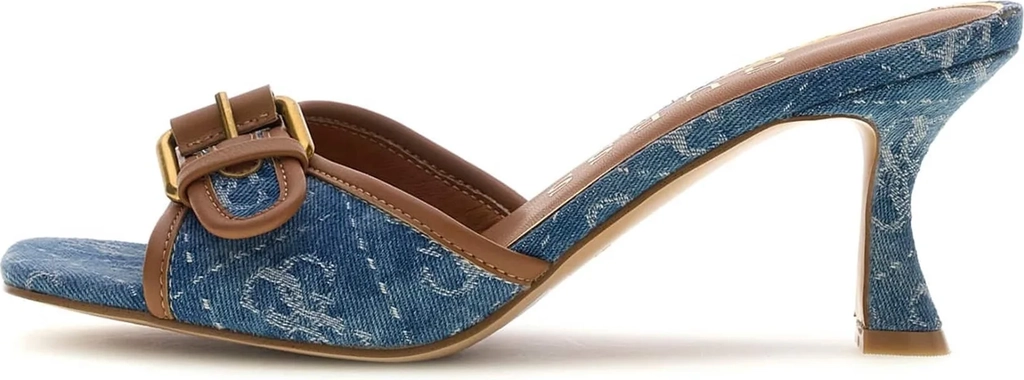 guessdista denim-sandalen - sandaler - blau