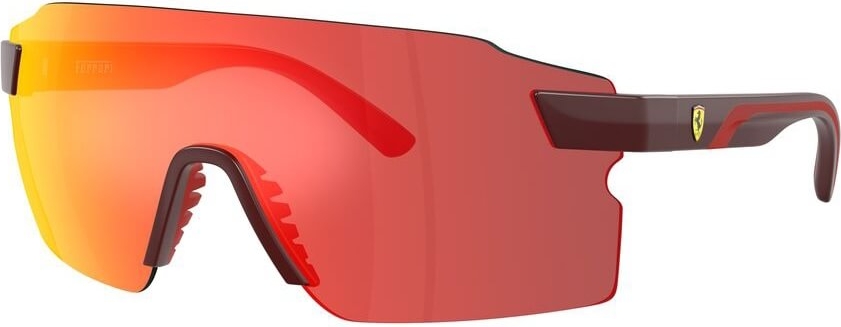 Scuderia Ferrari Sunglasses FZ6024U - Red Bordeaux/Yellow