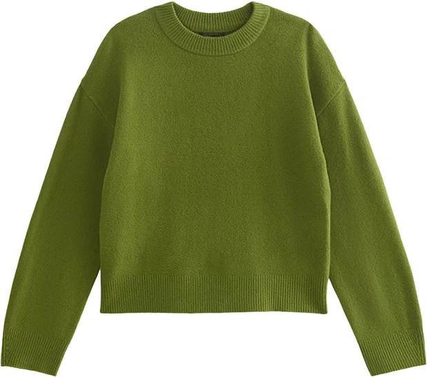 new lookmidweight crew neck jumper - striktrøje - green