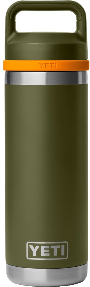 Yeti Rambler 18 Oz C Bottle Chug Olive/King Crab Orange