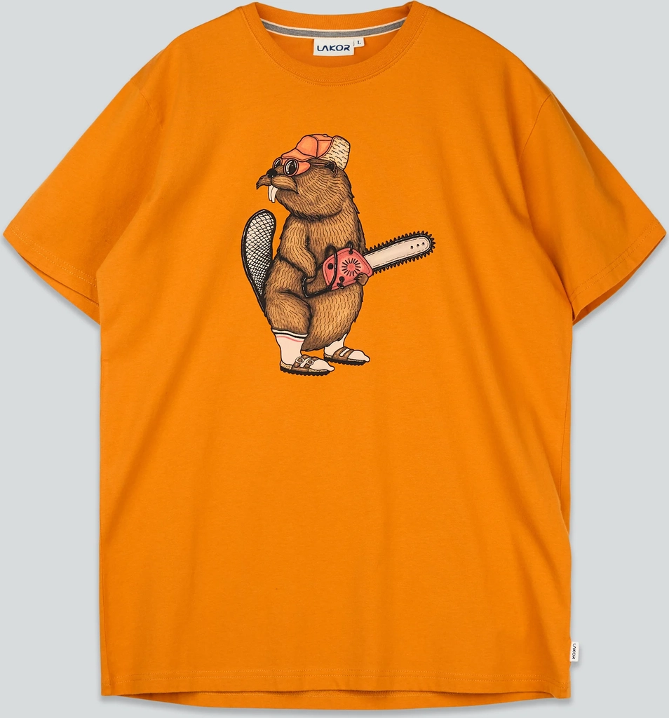 lazy lumber t-shirt - marmalade