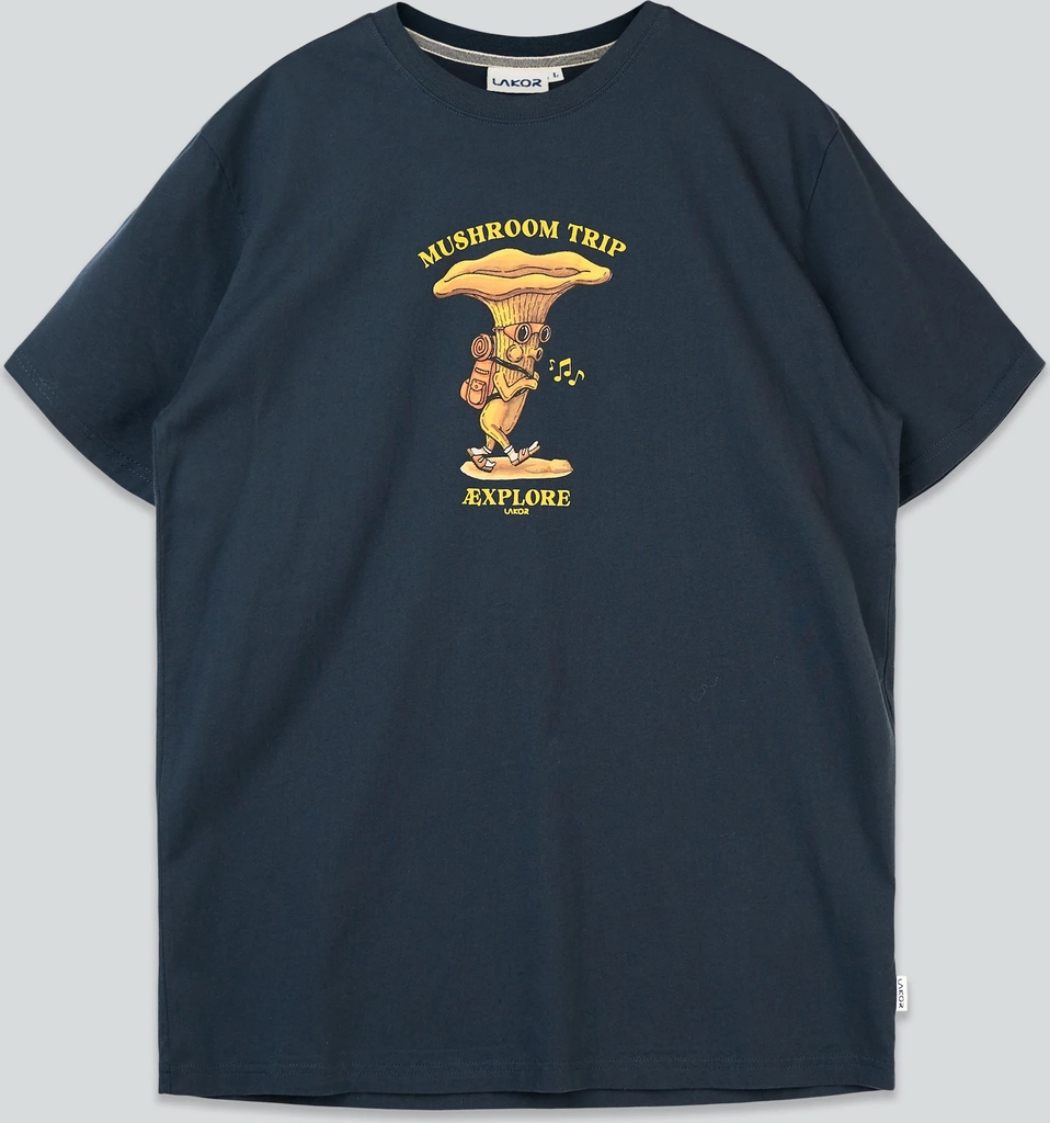 mushroom trip t-shirt - blueberry