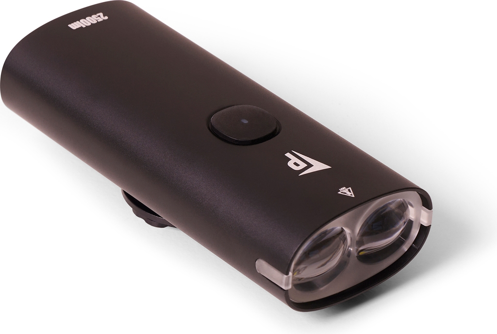 pathtaker forlygte med 2500 lumen genopladelig - med lygteholder og beslag til garmin