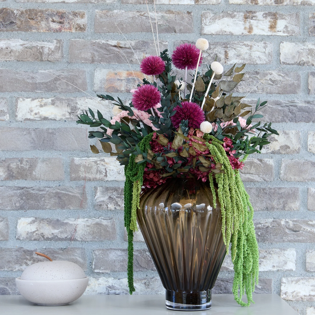 blomsterbukett rosa drøm – 6 måneders holdbarhet | living flowers