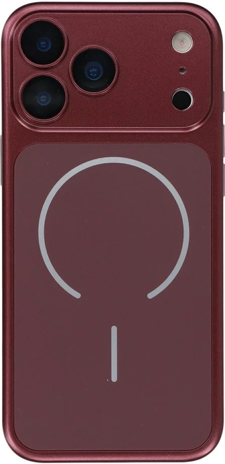 iPhone 18 Pro / 17 Pro EIDERWOOD Hårdt Plast Bagside Cover m. Kamerabeskytter - MagSafe Kompatibel - Rød
