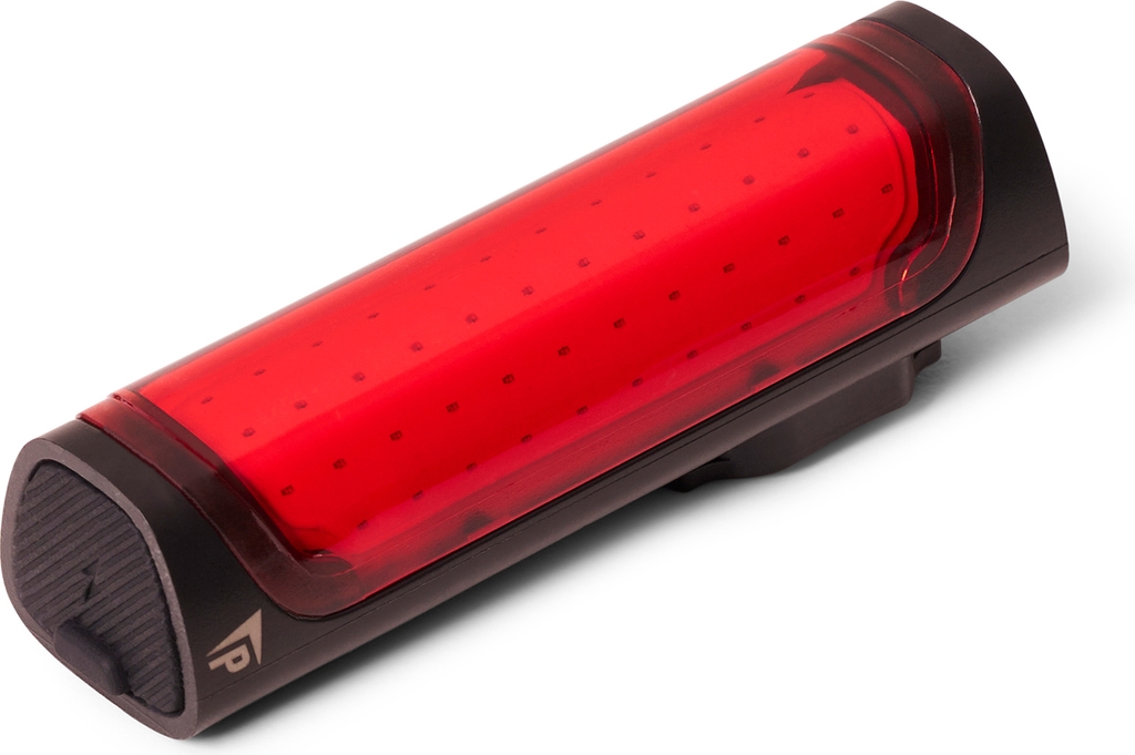Pathtaker baglygte med 120 lumen genopladelig - med lygteholder til sadel og sadelpind
