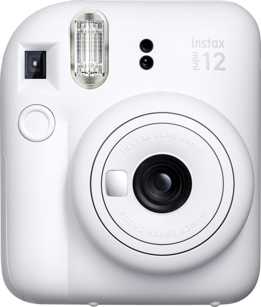 fujifilm instax mini 12 instant kamera clay white