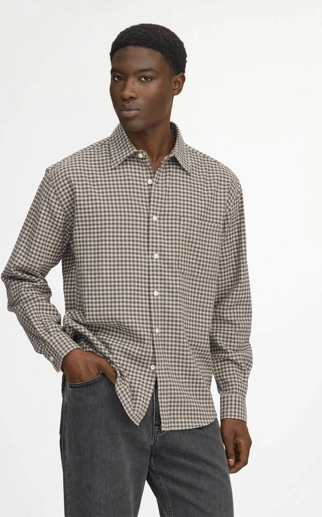 nn.07deon 5465 - skjorter - sand check