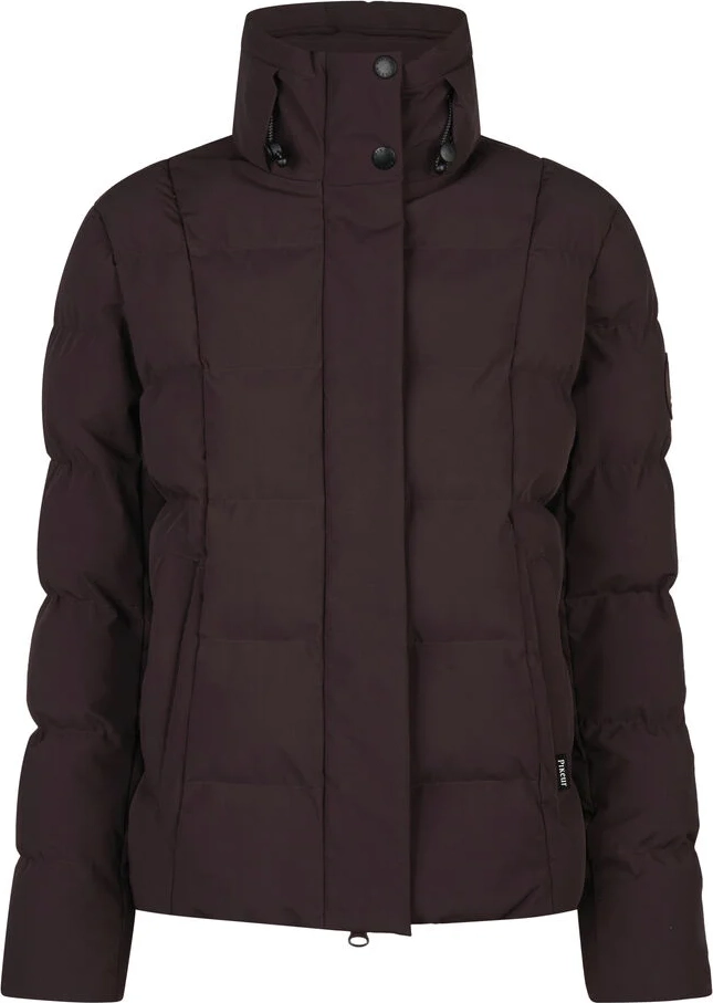 pikeur quilted ridejakke, chocolate brown 40