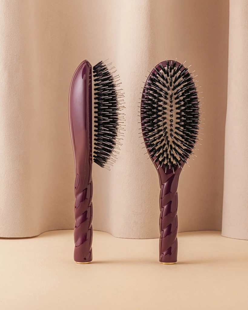 limited edition aubergine n.03 the gentle scalp care hairbrush the essential softness