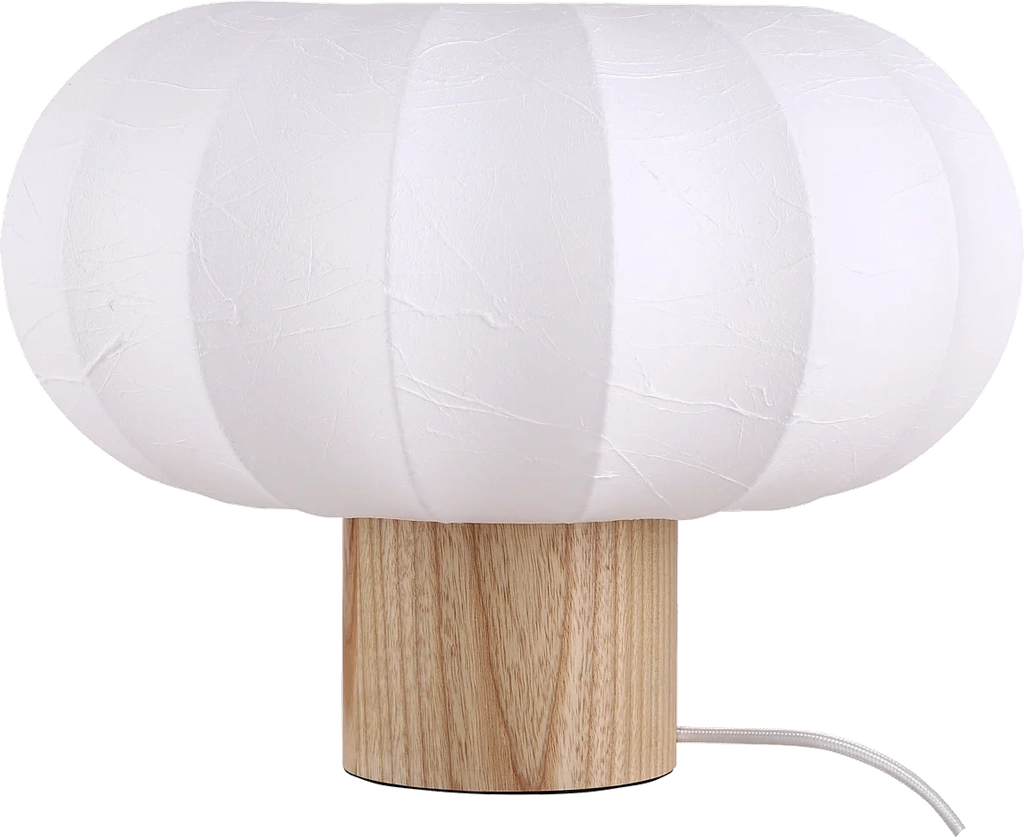 Watt & Veke Lunari Natural Ash Low - WHITE/NATURAL ASH - H24 cm