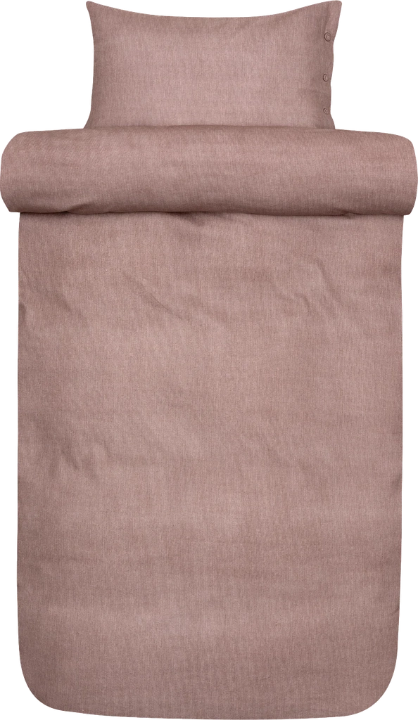 Høie of Scandinavia Emil Sæt Rødbrun 140x200 60x63 cm Dynebetræk Brun