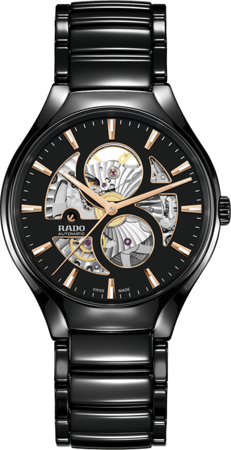 Rado True Round Automatic Open Heart R27107172 Analog Watch
