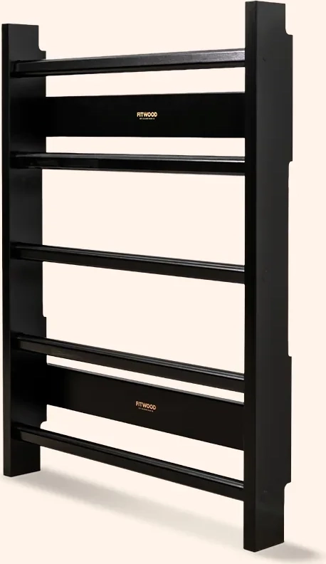 fitwood honka vægribbe 105 cm - sort