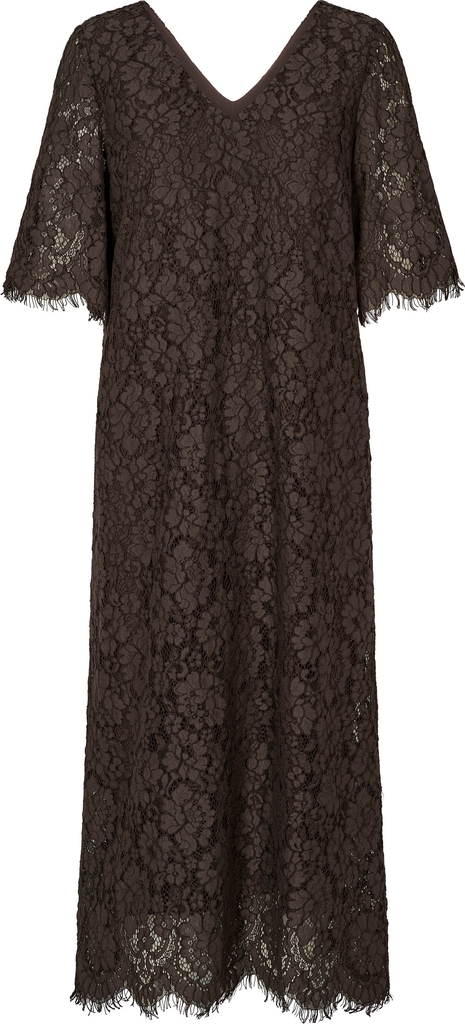PBO 1029pboolivana Dress Kvinde Smoke Midi Kjoler Str 36 - hos Magasin