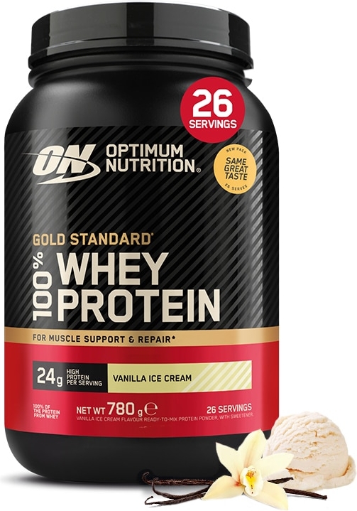 optimum nutrition gold standard 100% whey protein vanilla