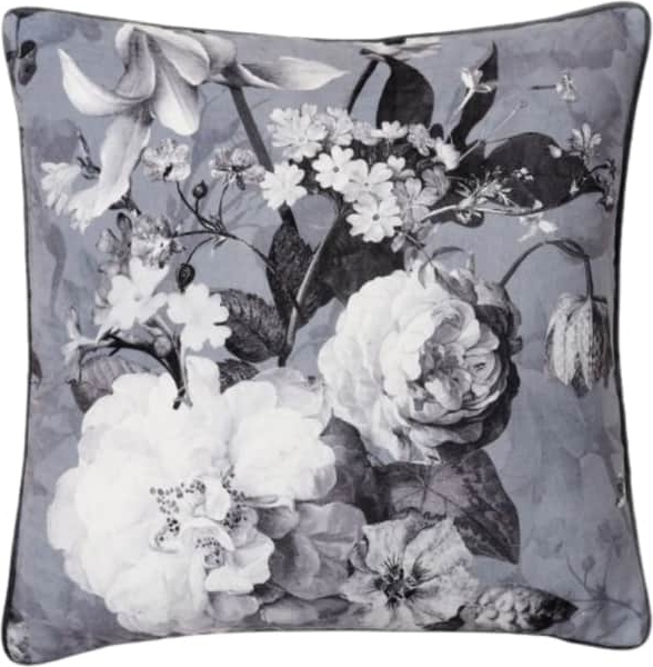 Essenza Floor Pyntepude - B 50 x L 50 cm - Genanvendt polyester - Grå