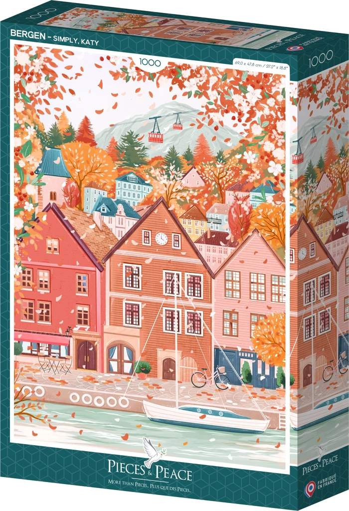 efterår i bergen, 1000 brikker