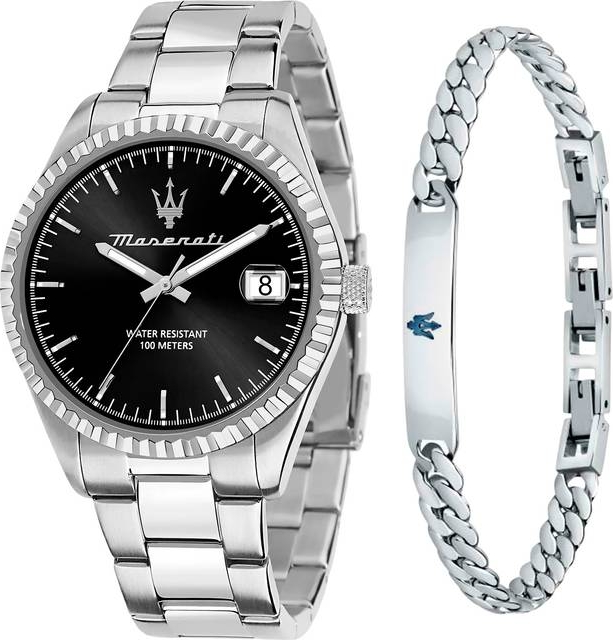 Maserati Giftset MRJM003 43 mm Quartz Mineralglas