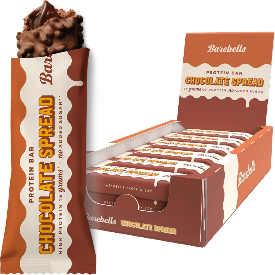 Barebells Protein Bar - Chocolate Spread (12x 45g) - Proteinbar