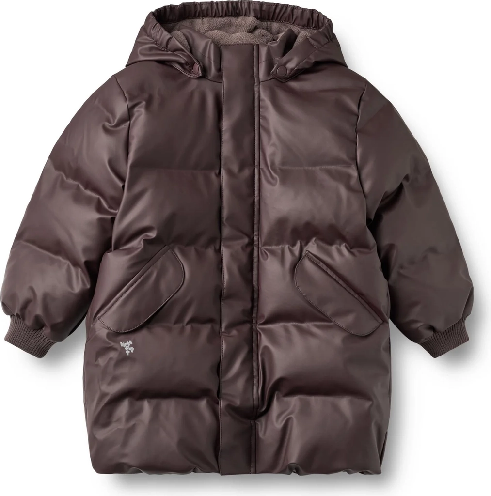 Wheat Pu Puffer Jacket Coast - Brown - 98
