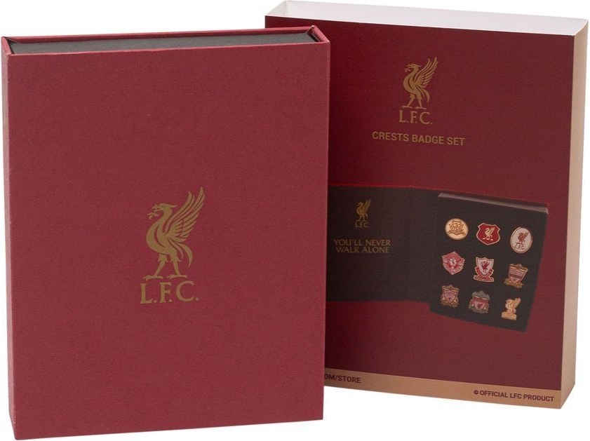 Liverpool FC Crest Badge Sæt - Multicolor