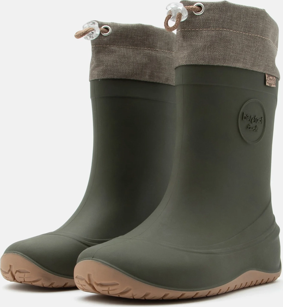 lurchibarefoot pico unisex - gummistøvler - olive