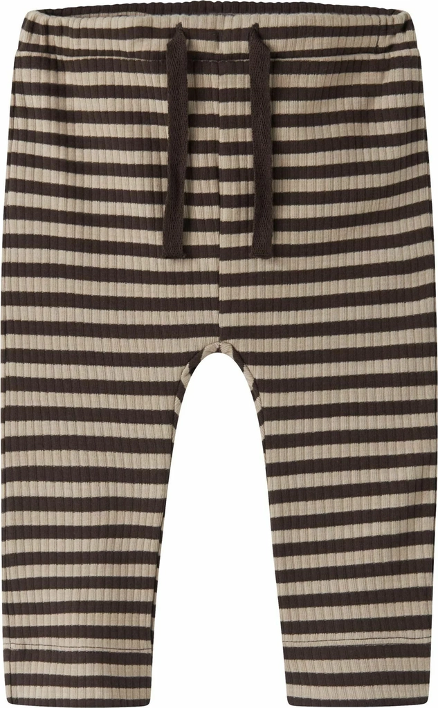 name ittrousers striped - bukser - coffee bean