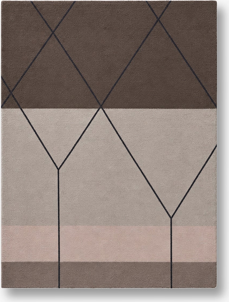 linea allround-måtte, small, brown