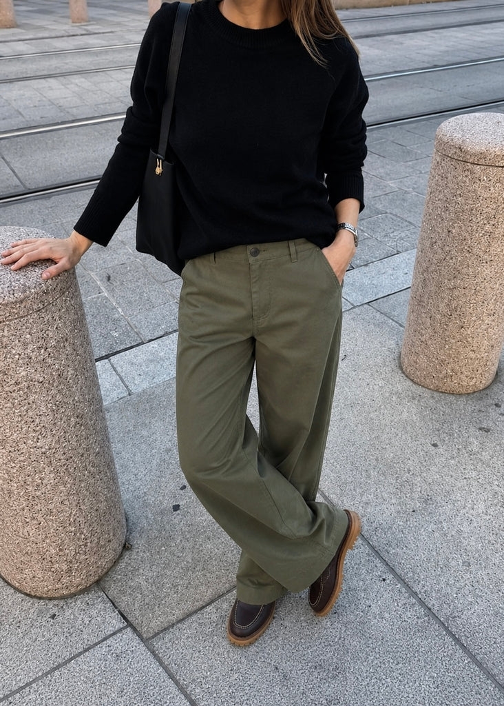 part two belmepw pants kalamata (army)