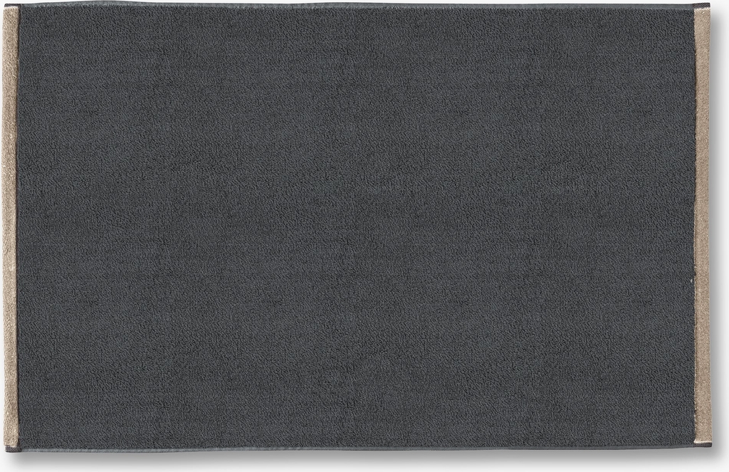soft bademåtte, dark grey / light grey