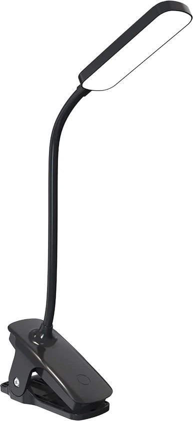 wozinsky vt-01 mini led reading lamp with clip and usb-c cable 80cm - black