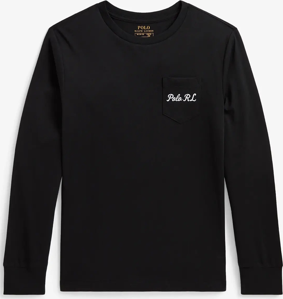Ralph Lauren Kids Polo Bear Cotton Long-Sleeve Tee - Black - 132-137