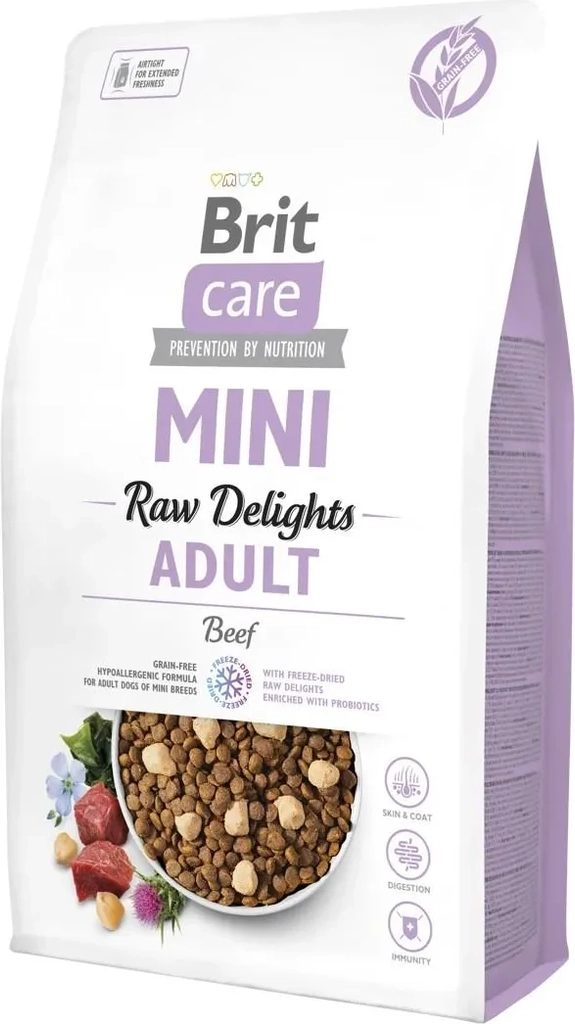 Brit Care Mini Adult Raw Delights Beef 2 kg
