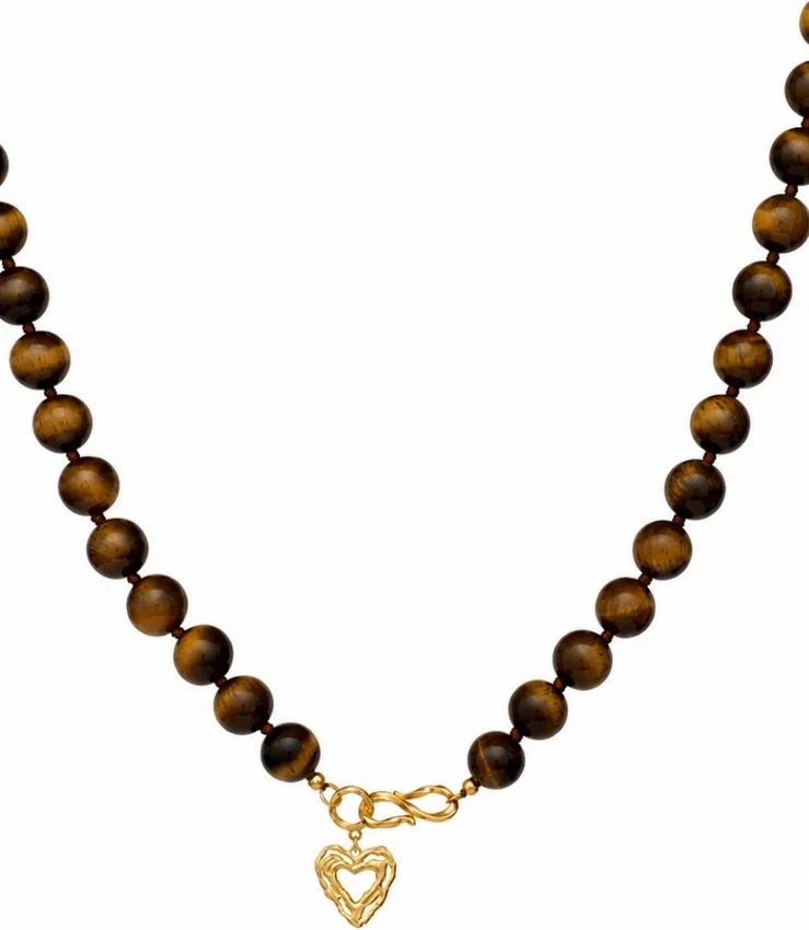 maanesten halskæde - danni - gold colour