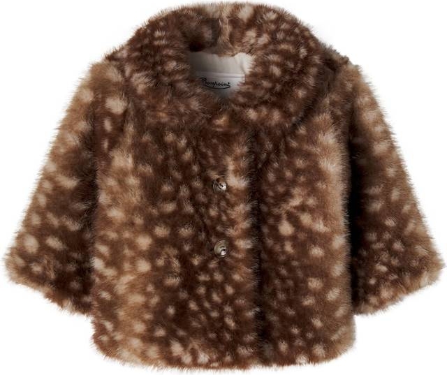 Bonpoint Chaqueta Douceur Estampada - Marrón