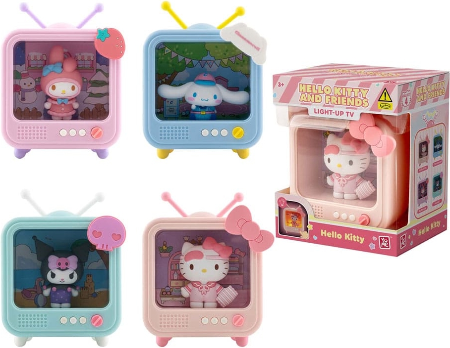 sanrio bedside light tv series mini figures hello kitty and friends 8 cm display (8)