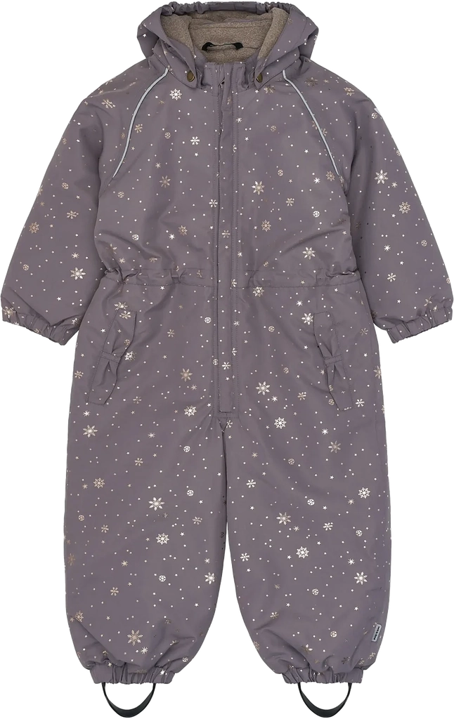 mikk-line Polyester Junior Suit - Glitter - SNOWFLAKE AOP - 86