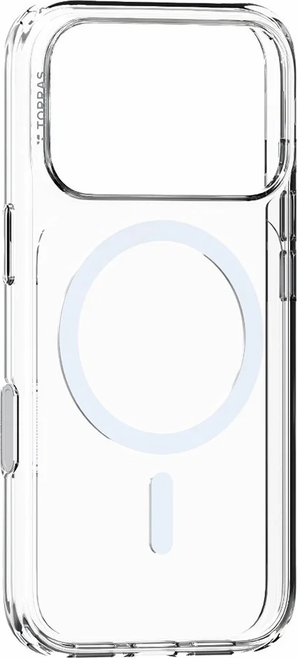 iPhone 18 Pro / 17 Pro TORRAS Guardian Mag Bagside Cover - MagSafe Kompatibel - Gennemsigtig